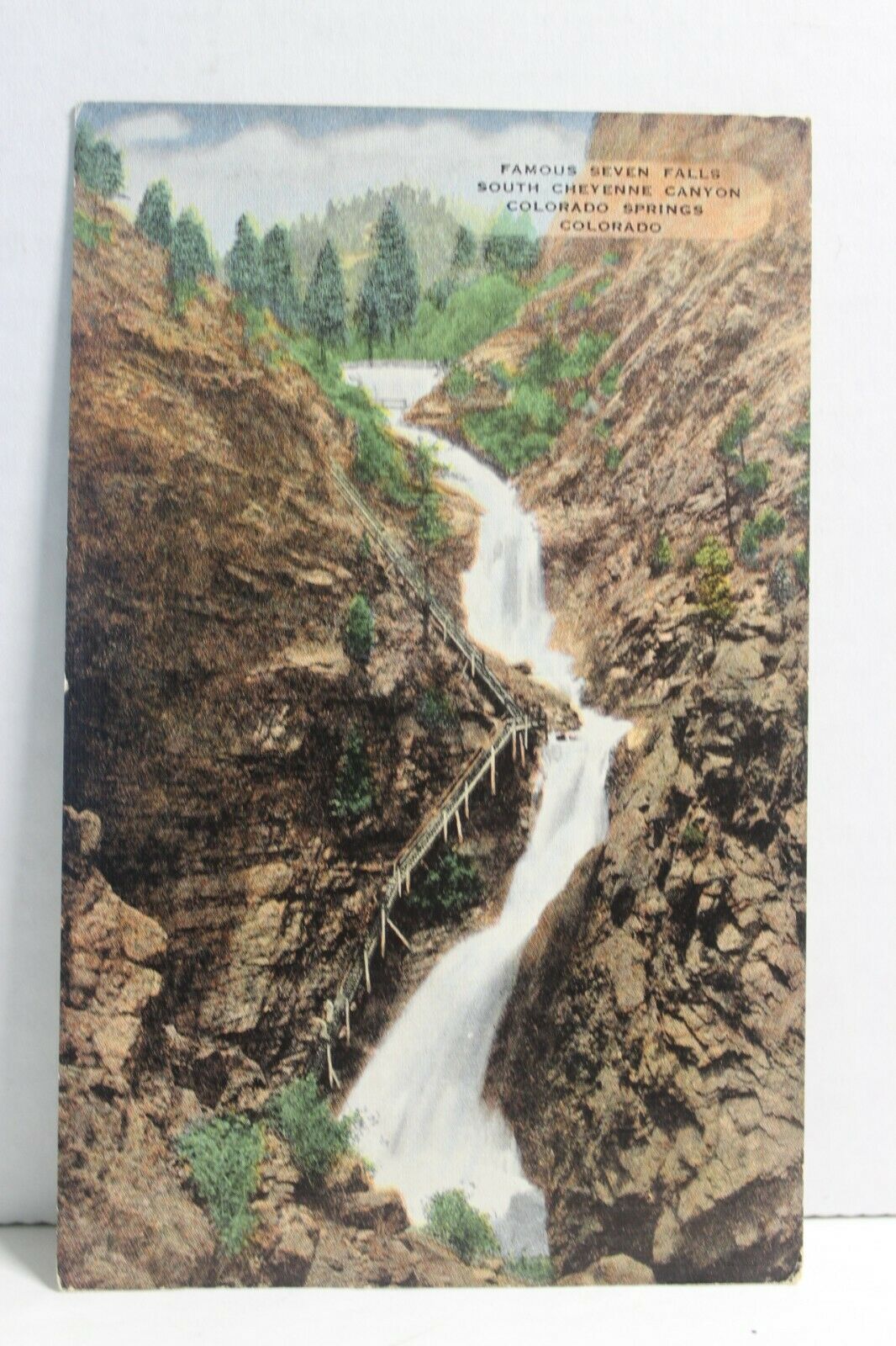 Famous Seven Falls South Cheyenne Canyon Colorado Springs Colorado No. 30031