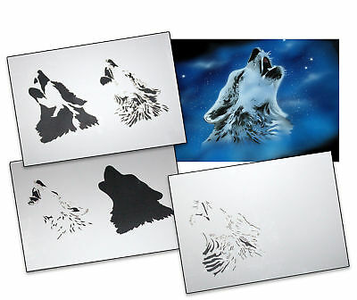 Step by Step Airbrush Stencil Template AS-001  ~ UMR-Design